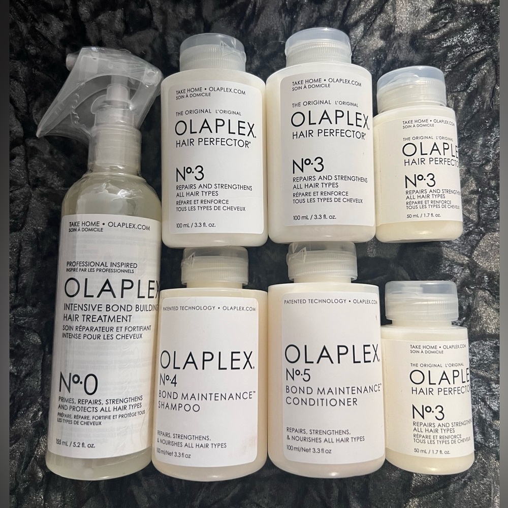 NEW Olaplex 7 Piece Hair Set: No. 0, No. 3, No. 4 & No.5
